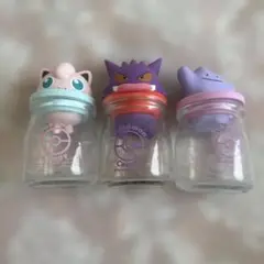 ポケモンキャラクター小型瓶3個セット