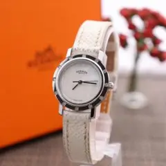 付属品付き【新品電池】HERMES ナクレ ダイヤ12P/動作品 CL4.230