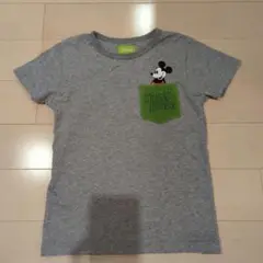 Shibaful ミッキーマウス Tシャツ グレー