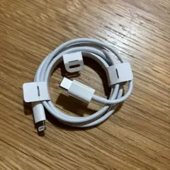 Lightningケーブル ホワイト USB-C apple純正　未使用