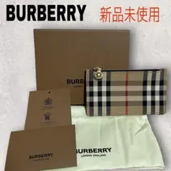 新品未使用 BURBERRY バーバリー ノバチェック フラグメントケース 黒