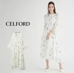 CELFORD チューリッププリントワンピース