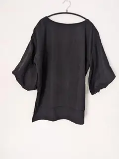 adaptretailimgブラック バルーンスリーブ チュニック