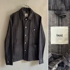 美品 ts(s) コットンリネン カバーオール ジャケット tss