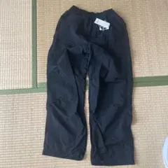 WEGO ナイロンイージーパンツ　ブラック　s