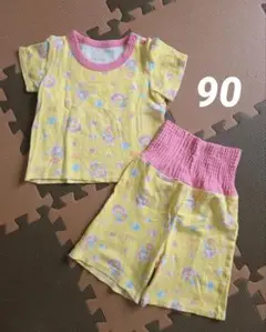 しまむら★腹巻きつきパジャマ90★ルームウェア　ペンギン柄