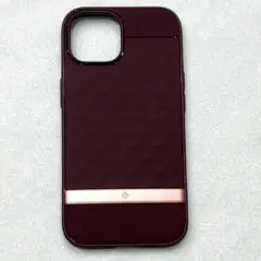 【iPhone15 】iPhoneケース ボルドー Magnetic Case