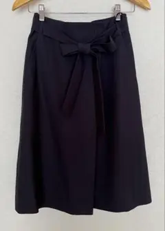 23区リボンベルト付きAラインスカート
