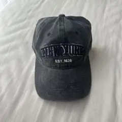 キャップ ダークグレー 美品