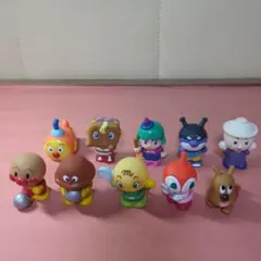 あつまれアンパンマン　パート17（2004）　全10個セット　指人形　【当時物】