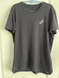 asics グレー Tシャツ Lサイズ