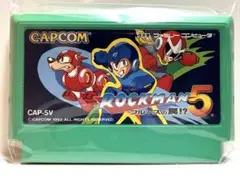 【動作確認済】ファミコンソフトCAPCOM ロックマン5
