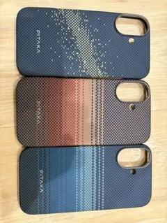 PITAKA カーボンファイバー iPhoneケース 3点セット