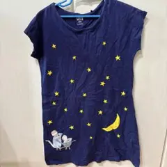 UT 星と月プリント ワンピース 140