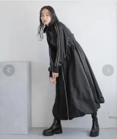 完売品　LOWRYS FARM トラックDバルーンOP ロング　ブラック