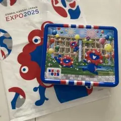 大阪万博 EXPO2025 ミャクミャク お菓子缶 空缶 カラフル 空き缶