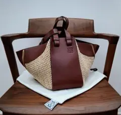ロエベ LOEWE ハンモックバッグ ラフィア素材