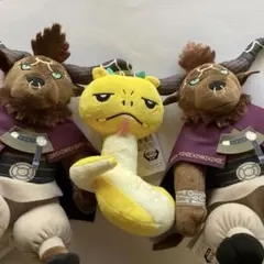 アクマゲーム ぬいぐるみ 2種 3点セット ガド おろち 新品 プライズ 品 M