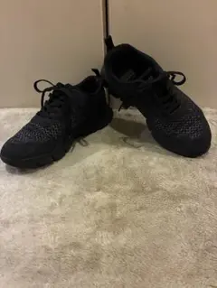 ASICS Rakuwalk コンフォート スニーカー ブラック 黒 22.5