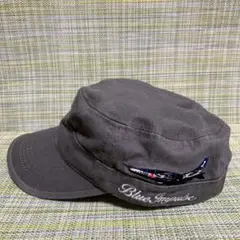 ブルーインパルス刺繍ダークグレーキャップ