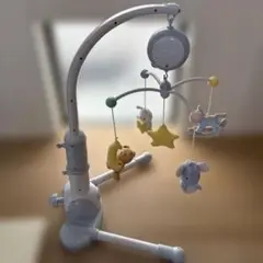 mikihouse 音楽付きベビーモバイル クマと星