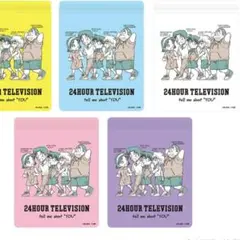 名探偵コナン 24時間テレビ ジッパーバッグ(5枚セット)　新品・未開封