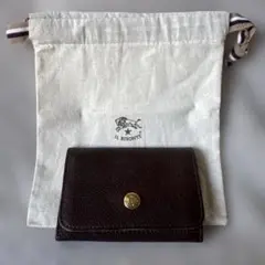 IL BISONTE イルビゾンテ 名刺入れ ダークブラウン レザー