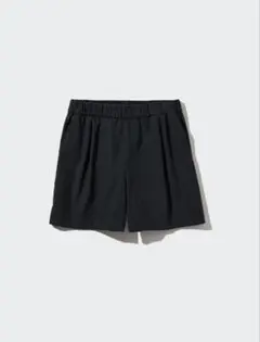 【UNIQLO】　ユニクロ　コットンイージーショートパンツ　M ブラック