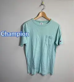 ◼️Champion チャンピオン◼️前ポケ　　ミントTシャツ: M