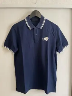 PRADA プラダ メンズ　ポロシャツ　ネイビー