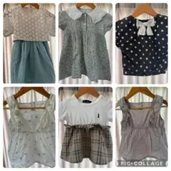 女の子　夏服　まとめ売り　100