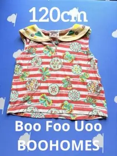BOO HOMES セーラーノースリーブタンクトップ　ブーフーウー　昭和レトロ