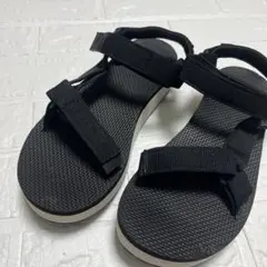 【美品】レディース　テバ　Teva ハリケーン　サンダル　ブラック　24cm