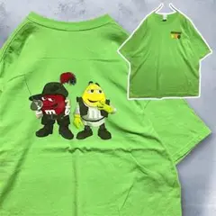 BiUY ムービーTシャツ 古着 黄緑 m&ms m&m's シュレック キャラ