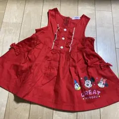 ディズニー　ポピンズ　ワンピース　ジャンパースカート 100