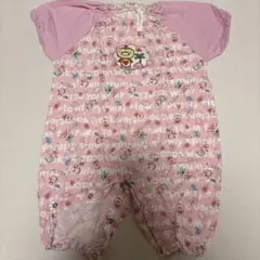 キャラクター柄ロンパース 90cm ピンク