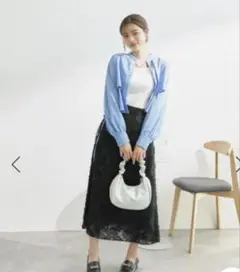 未使用　タグ付き　ROPÉ PICNIC ヨークドロストクロップドシャツ