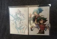 遊戯王　ARCV　カフェ　ブロマイド　遊矢＆素良　沢渡　特典