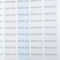 1シート140面　サンキューシール　thank youシール　委託シール