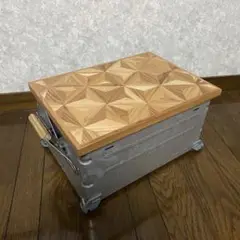 シェルフコンテナ25用麻の葉模様天板 DIY