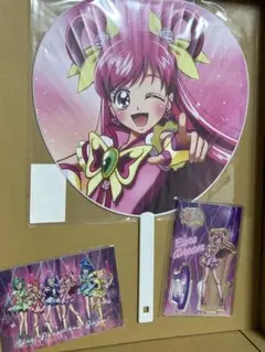 プリキュア　バーチャルワールド　キュアドリーム　うちわ　アクリルスタンド　ポスカ