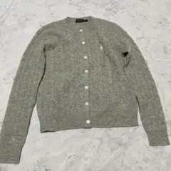 ほぼ新品 POLO RALPH LAUREN カシミヤ混 ケーブル カーディガン
