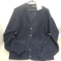 【新品未使用レトロ】HILLCROP CLUB ネイビー カーディガン Mサイズ