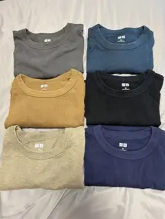 UNIQLO U クルーネックTシャツ 半袖 6色セット Mサイズ