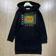 GUCCI スウェットロゴパーカーワンピース サイズ6