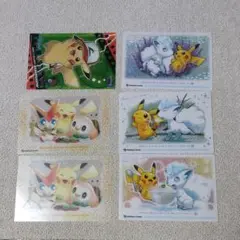 ポケモンセンター　来店特典　クリアカード　非売品6点
