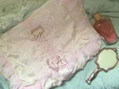 レース　ランジェリー ポーチ　トラベルポーチ　ロリータ フレンチガーリー