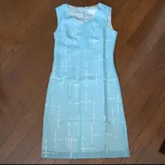 Rue de B リューデベー ノースリーブ ワンピース ドット模様