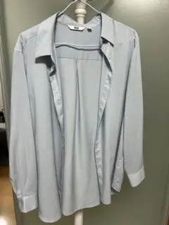 UNIQLO XL ライトブルー 長袖シャツ