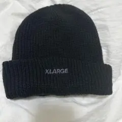 XLARGE ブラック ニットビーニー